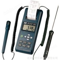 原装 中国台湾泰仕TES-1362列表式温湿度计 测温仪 带打印功能