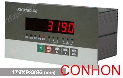 耀华XK3190—C8 电子配料秤、定值秤、分选秤控制仪表