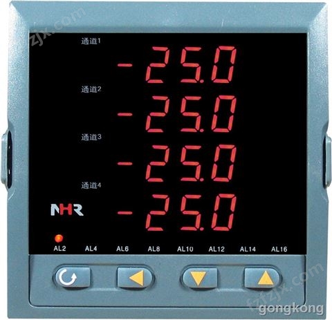 虹润  NHR-5400炼胶机温控PID自整定调节器2