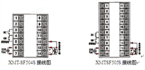 SF603/604/605/606/607智能温控制仪XMT-SF501/502/503SD接线端子